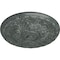 Ekena Millwork Amelia Ceiling Medallion (Fits Canopies up to 4 1/8"), 15 3/4"OD x 5/8"P, Athenian Green Crackle CM16AMAGC - alternate 2